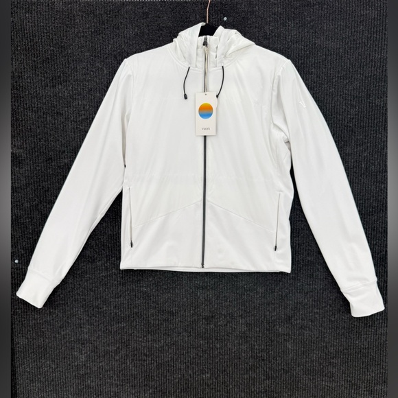 Vuori Jackets & Blazers - NWT Vuori Chiled Out Full Zip White Medium